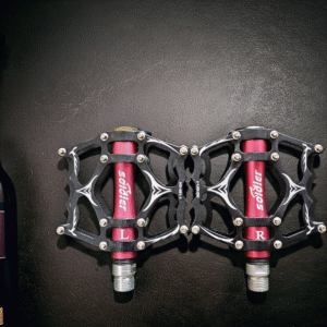 Soldier Alloy Flat Pedals – Dual Sealed Bearings, Adjustable Pins