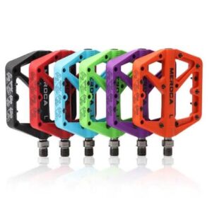 Meroca Mountain Bike Flat Pedal with Pin (Wide Platform)